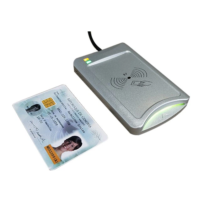RFID Desktop Smart Hybrid Card Reader Writer NFC Skimmer All In One Contactless